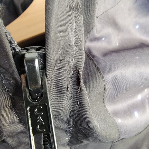 RIPNDIP MENS SIZE S GALAXY GYPSY ANORAK JACKET BLACK HOODED STARS CAT - Picture 7 of 15